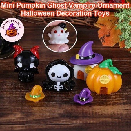 Halloween Pumpkin Gnomes Figure Capsule Toy - Perfect for Parties and